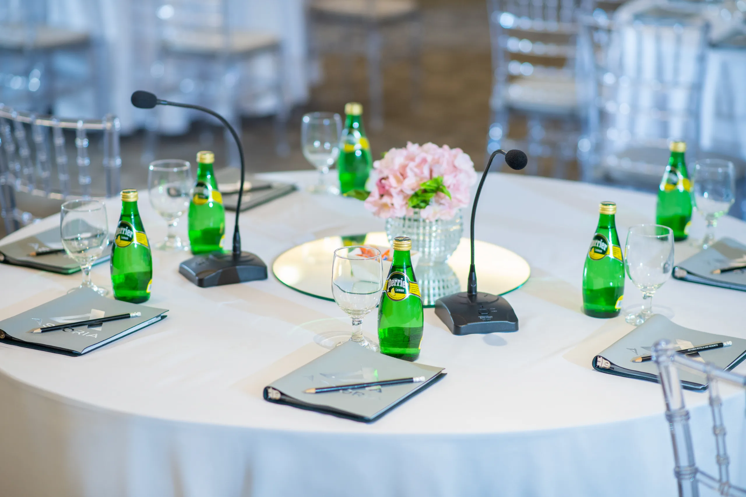 Cocktail reception area