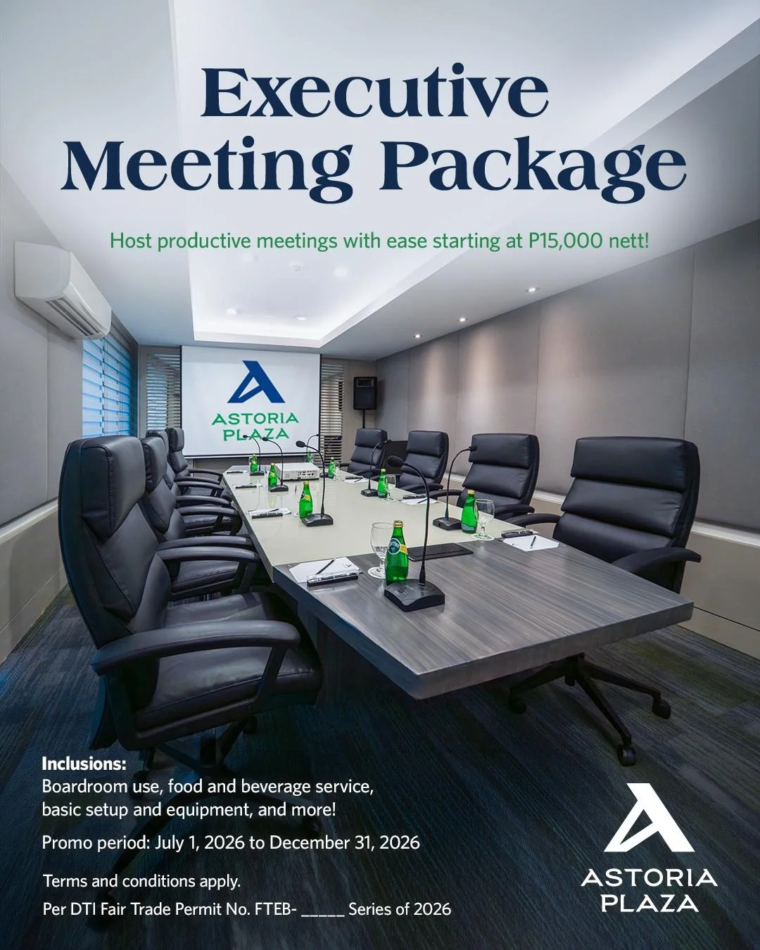 Executive Meeting Package Promo
